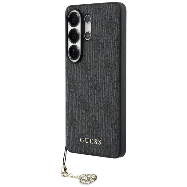 GUESS futerał do SAMSUNG S26 Ultra GUHMS26LGF4GGR (PU 4G Classic Logo with Charm) czarny