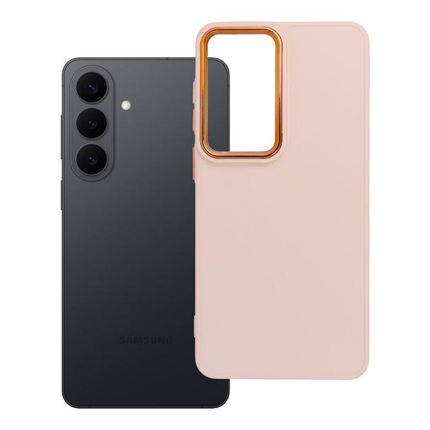 Futerał do Samsung S26 PLUS Frame pudrowy róż