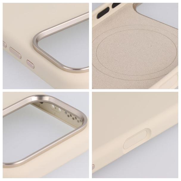 Etui na Samsung S26 ULTRA Forcell F-Protect Frame Premium zgodne z MagSafe antique white 0INT