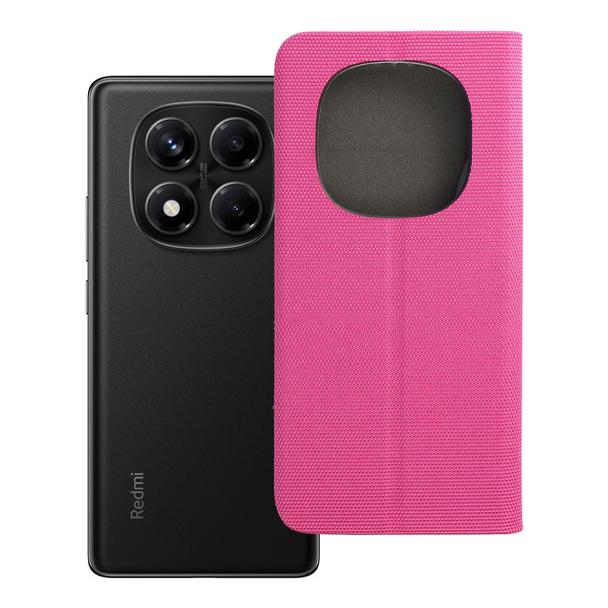 Etui z klapką na Xiaomi Redmi NOTE 14 PRO 4G Sensitive Book różowe