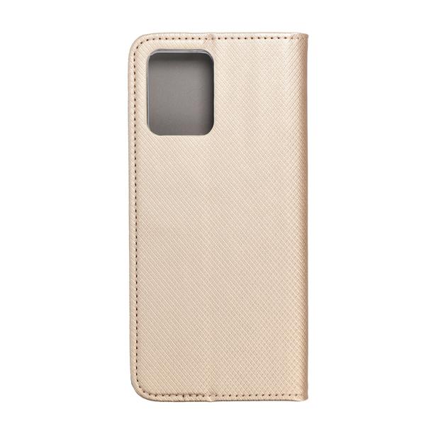 Etui z klapką na Motorola G53 5G Smart Case Book złote