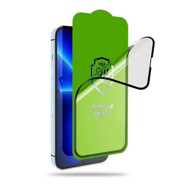 Szkło hybrydowe 5D Full Glue do iPhone 17 PRO / 18 PRO Bestsuit Flexible czarne