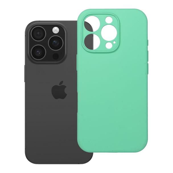 Etui na iPhone 16 PRO Silicone 2mm (camera protection) zgodne z MagSafe miętowe