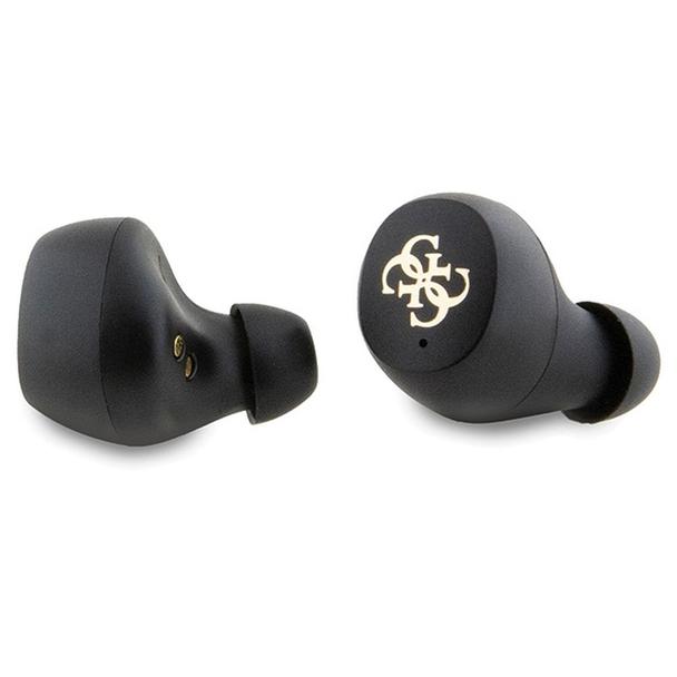 GUESS słuchawki bezprzewodowe bluetooth TWS ENC + stacja dokująca GUTWSP4EGW (4G Metal) brązowe