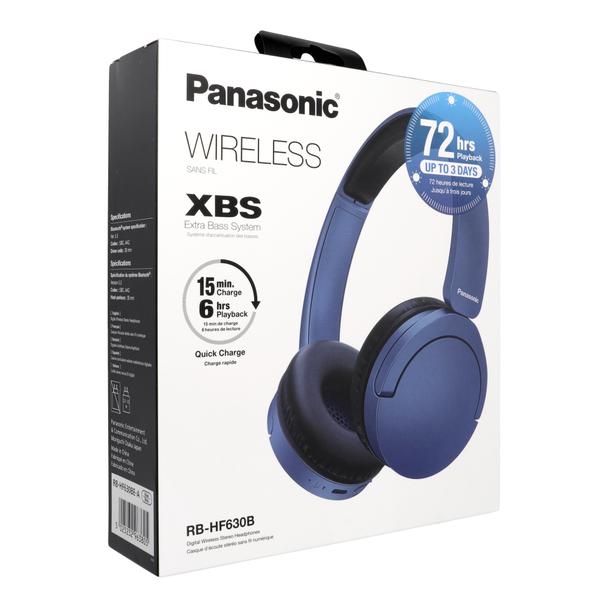 Słuchawki bezprzewodowe nauszne ENC PANASONIC RB-HF630BE-A niebieskie