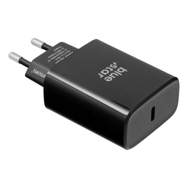 Ładowarka sieciowa do telefonu Blue Star USB C QC4.0 PD 3A 35W TFB-TC-35WPD czarna