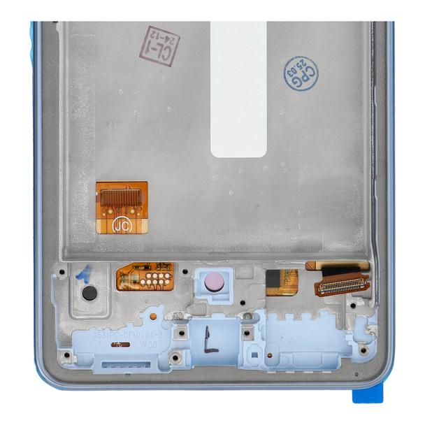 Wyświetlacz LCD do SAMSUNG A53 A536 HARD OLED z ramką niebieski