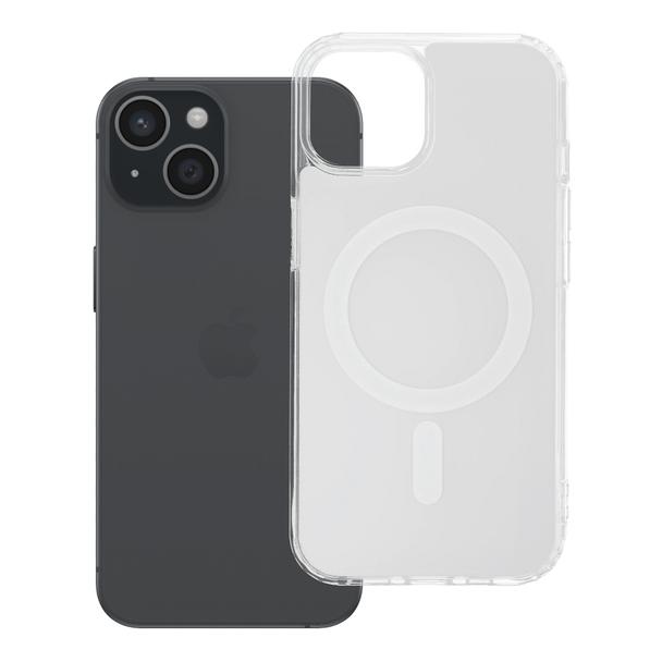 Etui na iPhone 15 Clear Fusion Mag Cover zgodne z MagSafe białe
