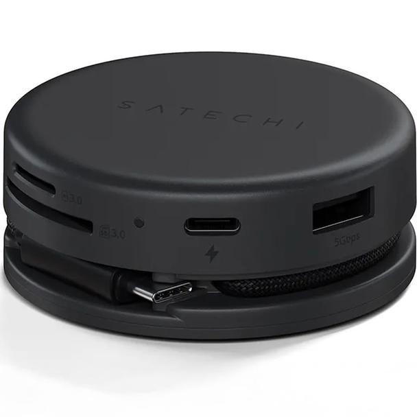 Adapter HUB 7w1 USB C Satechi Multiport ST-POTG7C czarny