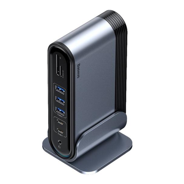 BASEUS adapter HUB 16w1 Typ C CAHUB-BG0G szary