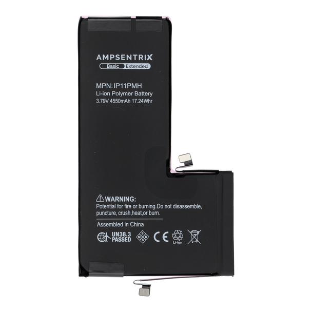 AmpSentrix Basic bateria do iPhone 11 Pro Max (zwiększona pojemność 4550mAh)