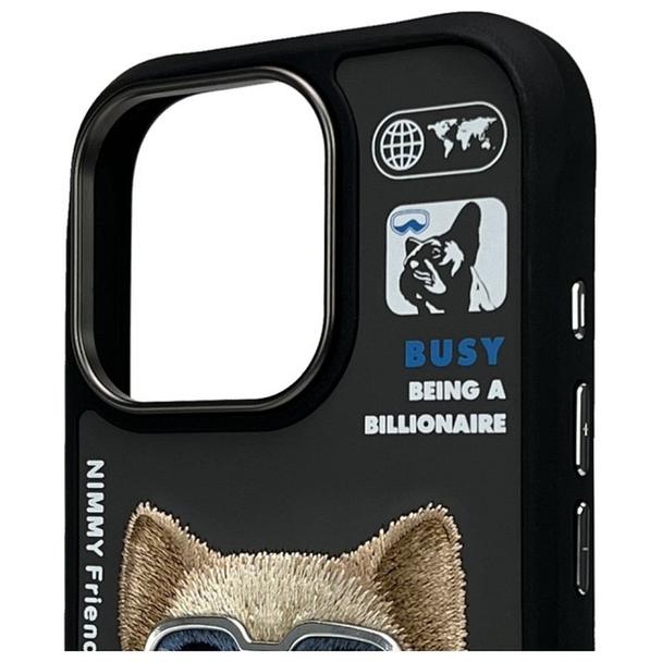 NIMMY futerał COOL&CUTE 2.0 Dog do IPHONE 16 Pro Max czarny