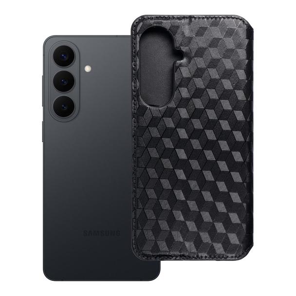 Etui z klapką na Samsung S26 PLUS Cubic Book czarne