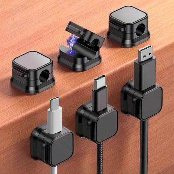 Organizer do kabli Blue Star PJ-OCZ7 magnetyczny - czarny (3 szt.)