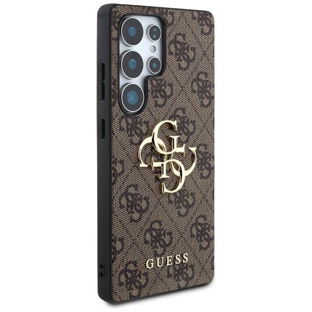 GUESS futerał do SAMSUNG S25 Ultra GUHCS25L4GMGBR (4G PU Big Logo) brązowy