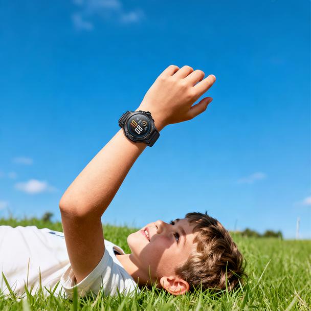 Smartwatch dla dzieci Hoco 1,28" 4G GPS z funkcją rozmowy Y107 czarny