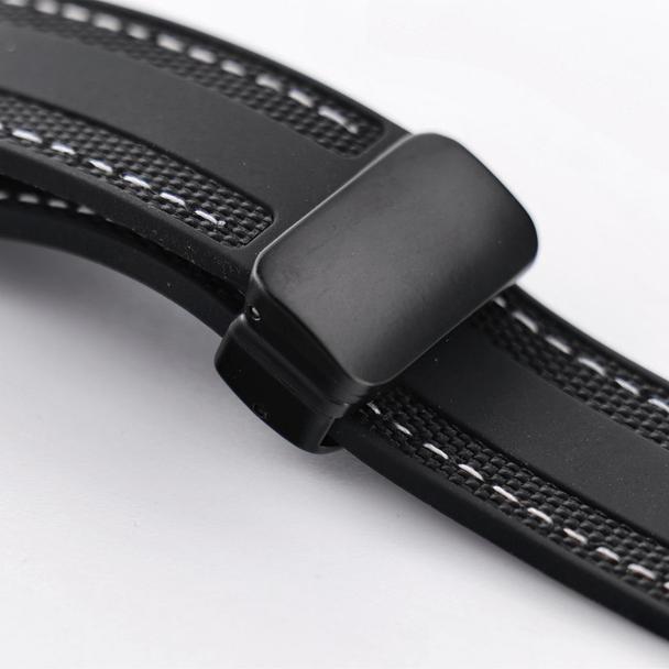 Pasek do zegarka 22 mm Titmo Strap S7 silicone czarny