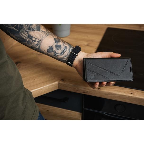 Pokrowiec na Samsung A05S Forcell F-Protect RFID Blocker Book czarny
