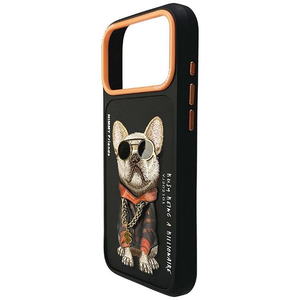 NIMMY futerał GLASSES COOL DOG do IPHONE 18 Pro Max/17 Pro Max czarny