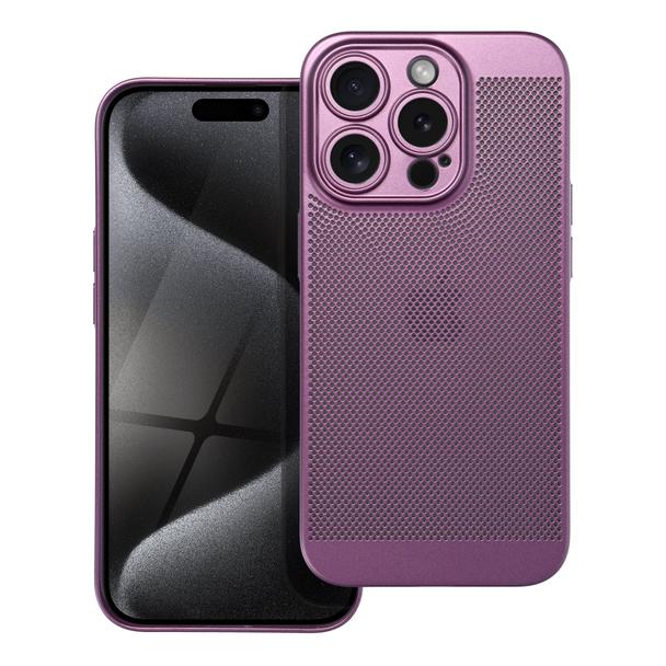 Futerał BREEZY do IPHONE 15 Pro fioletowy