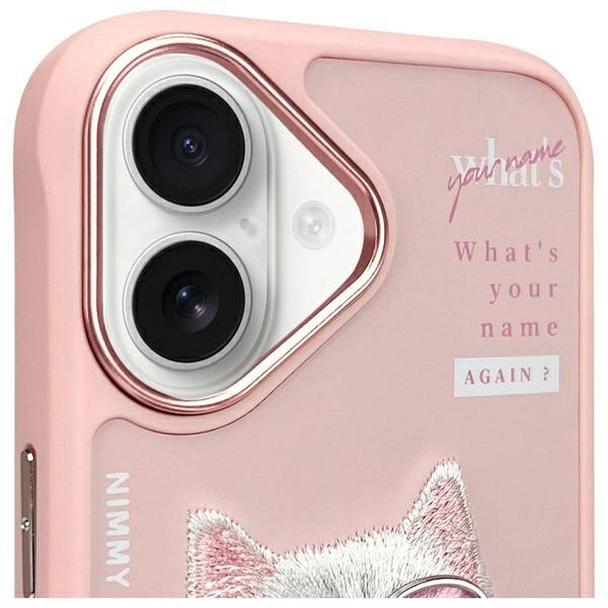 NIMMY futerał COOL&CUTE 2.0 Cat do IPHONE 16 różowy