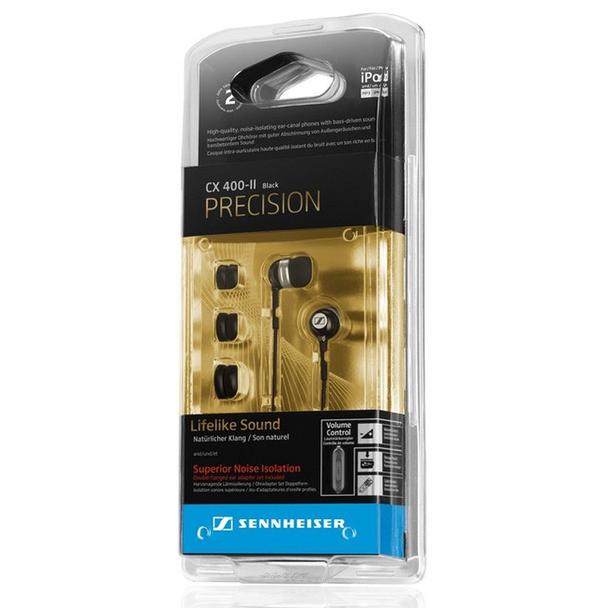 Słuchawki przewodowe douszne Jack 3,5 mm Sennheiser CX 400-ll Precision czarne