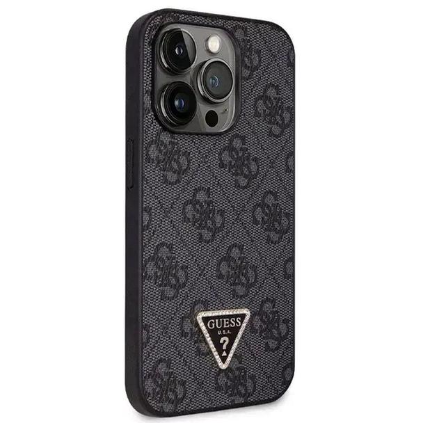 GUESS futerał do IPHONE 14 Pro Max GUHCP14XP4TDSCPK (Metal Logo Starss Crossbody) czarny