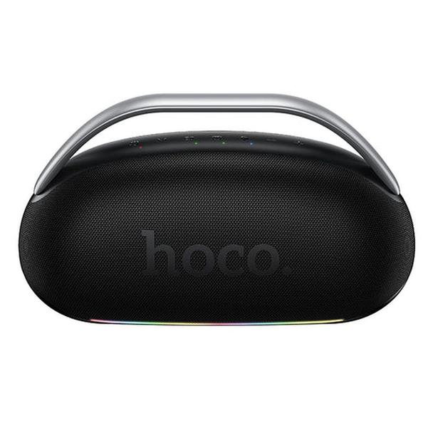 Głośnik bezprzewodowy 300W 8h + 2 x bezprzewodowe mikrofony Hoco HT2 czarny
