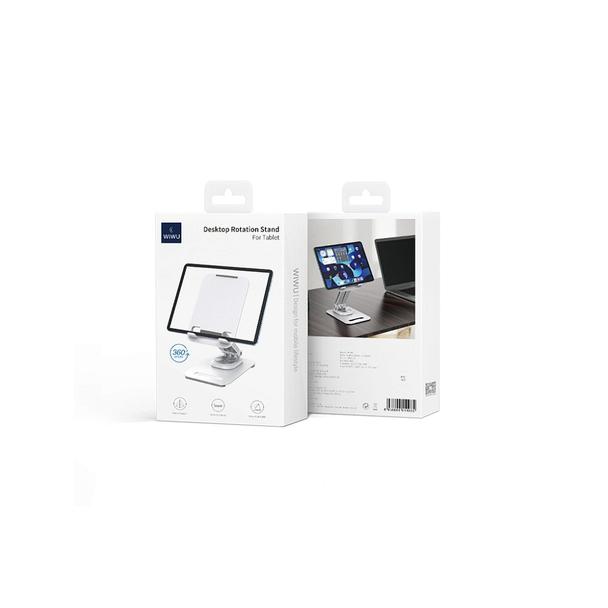 WiWU - Regulowana i obracana aluminiowa podstawka pod tablet ZM010