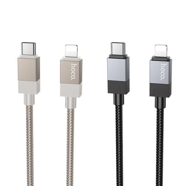 Kabel USB C do Lightning Hoco PD 27W 1 m X110 złoty