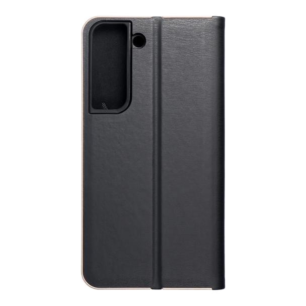 Etui z klapką na Samsung S22 Luna Book Gold czarne