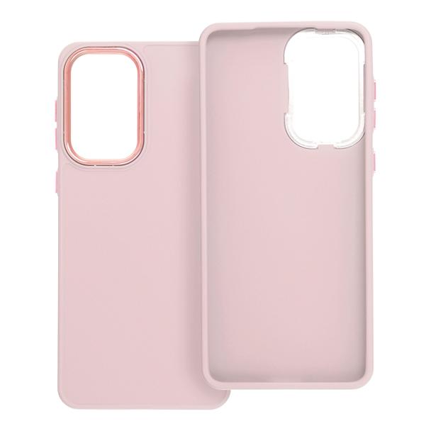 Futerał do Samsung A33 5G Frame pudrowy róż