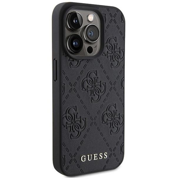 GUESS futerał do IPHONE 15 Pro GUHCP15LP4EPMK (Quilted 4G Classic) czarny