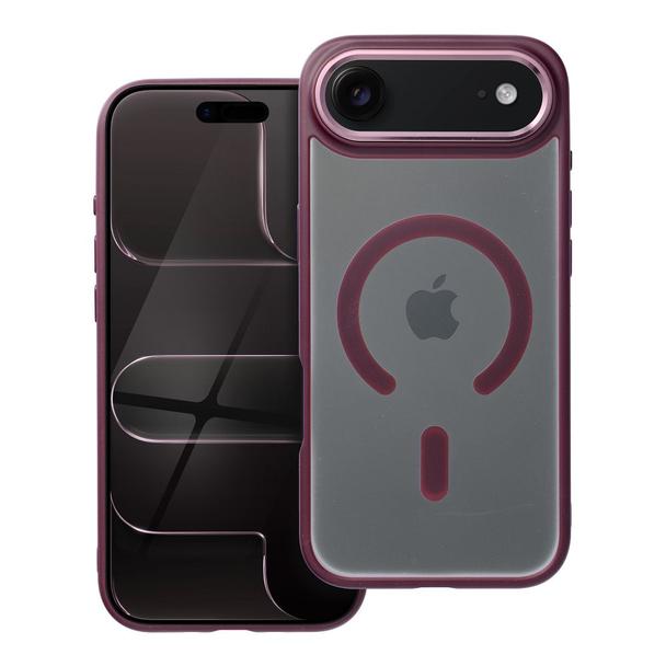 Futerał do iPhone 17 AIR Matte Mag Cover zgodny z MagSafe czerwony