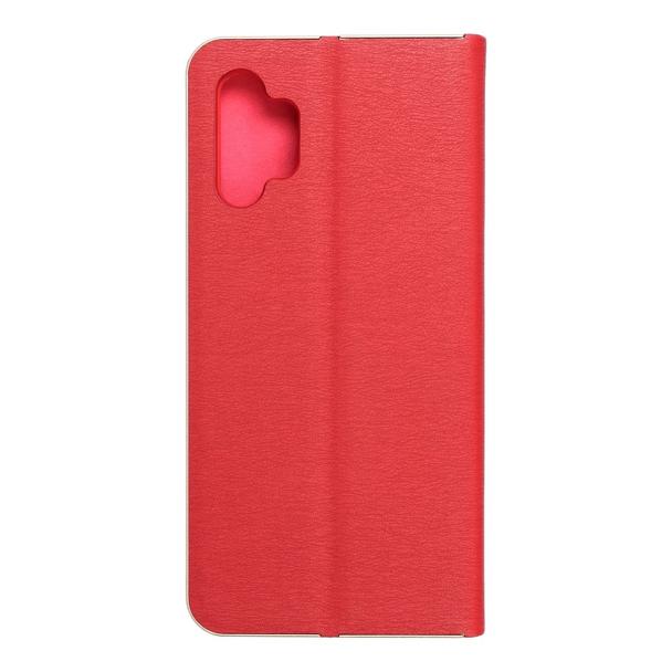 Etui z klapką na Samsung A32 5G Luna Book Gold czerwone