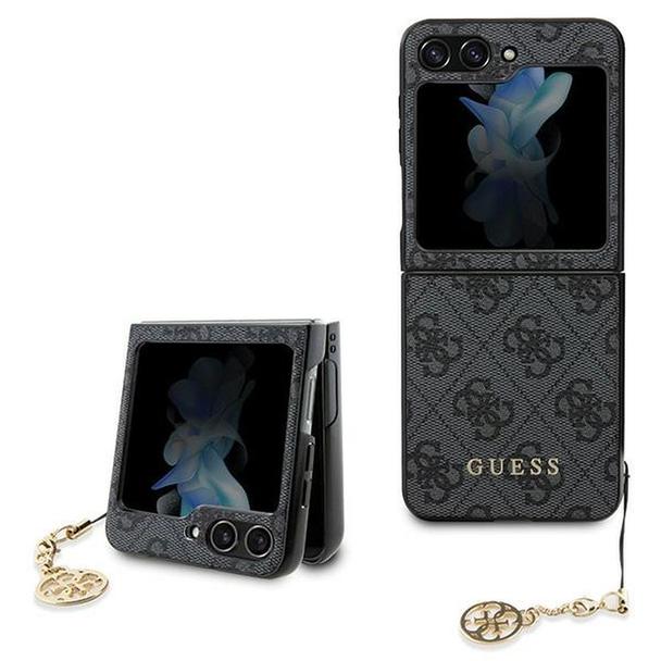 GUESS futerał do SAMSUNG Z Flip 5 GUHCZF5GF4GGR (4G Charm) szary