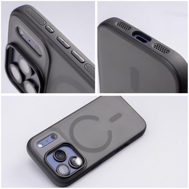 Etui na iPhone 18 Pro / 17 Pro Flexline Mag Cover zgodne z MagSafe czarne
