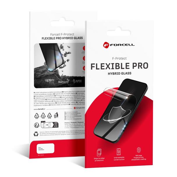 Szkło hybrydowe do Samsung A12 Forcell Flexible 5D czarne
