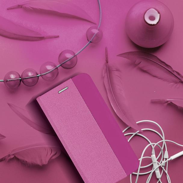 Etui z klapką na Samsung A35 5G Sensitive Book różowe