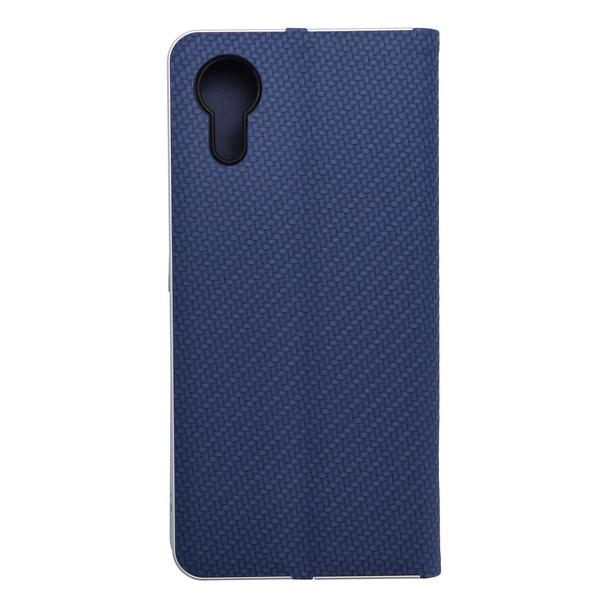 Etui z klapką na Samsung Xcover 7 Luna Book Carbon niebieskie