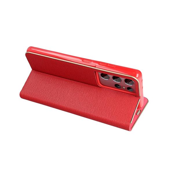 Etui z klapką na Samsung S26 FE Luna Book Gold czerwone