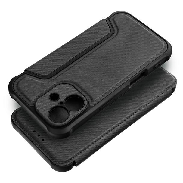 Etui z klapką na iPhone 16 PLUS Razor Book czarne