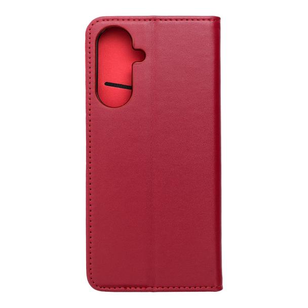 Etui z klapką na Samsung A17 Smart Pro Book skórzane bordowe
