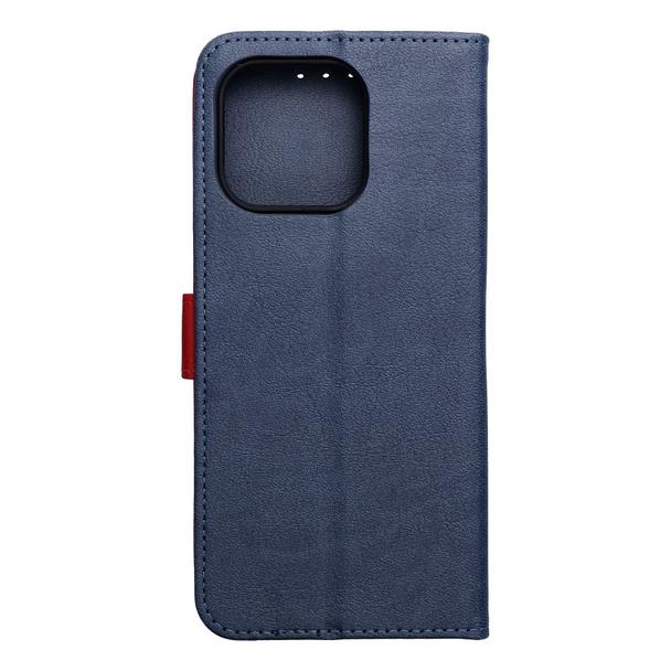 Etui z klapką na Motorola G37 POWER Split Book granatowo-czerwone