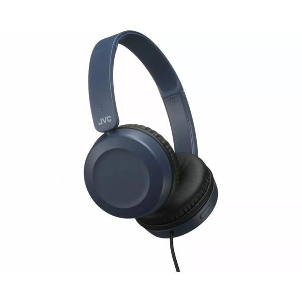 Słuchawki przewodowe nagłowne z mikrofonem jack 3,5mm JVC HA-S31M-A-E niebieskie