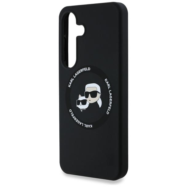 KARL LAGERFELD futerał do SAMSUNG S25 Plus KLHMS25MSKCHTCK (Magnetic Silicone Double Heads) czarny