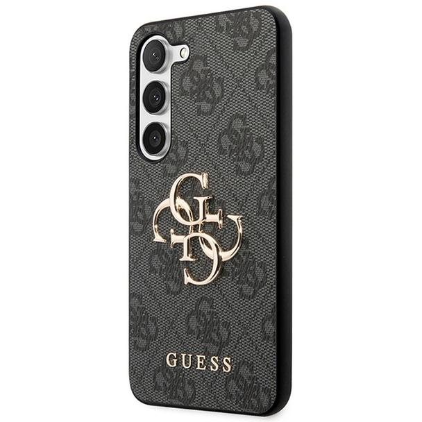 GUESS futerał do SAMSUNG S23 FE GUHCS23FE4GMGGR (Big Metal Logo) szary