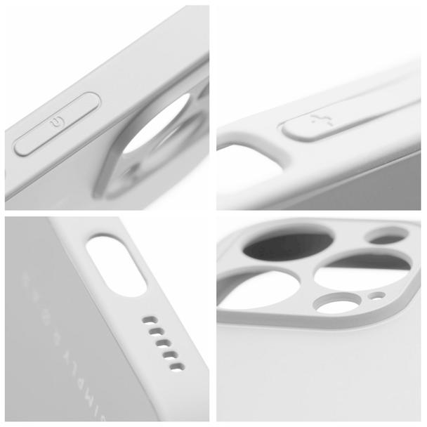ROAR futerał MATTE GLASS do IPHONE 14 Plus stalowy