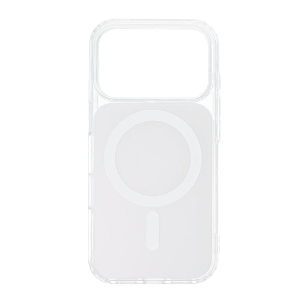 Futerał do iPhone 15 PRO MAX Clear Fusion Mag Cover zgodny z MagSafe biały