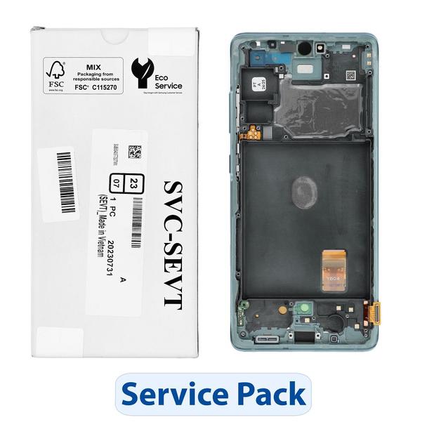 ServicePack Wyświetlacz LCD SAMSUNG S20 FE 4G/5G G780F/G781F GH82-24214D Green